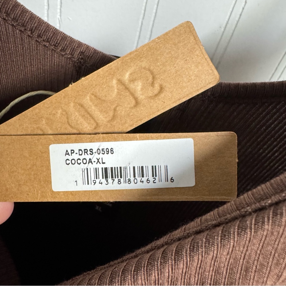 Skims XL Cocoa Soft Lounge Long Slip Dress - Picture 9 of 10